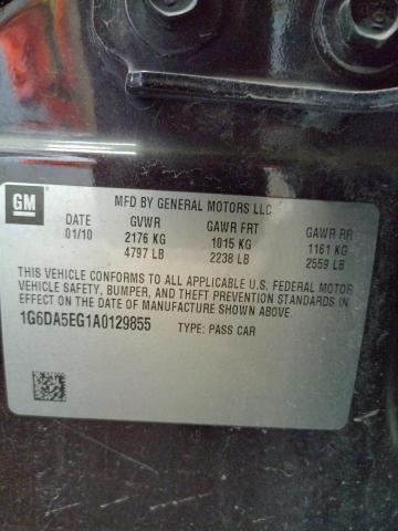 Photo 10 from auction – 2010 CADILLAC CTS with VIN 1G6DA5EG1A0129855