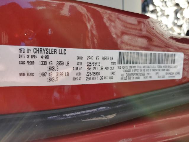 Photo 10 from auction – 2008 CHRYSLER TOWN & COU with VIN 2A8HR54P78R762930