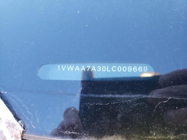 Photo 10 from auction – 2020 VOLKSWAGEN PASSAT S with VIN 1VWAA7A30LC009669