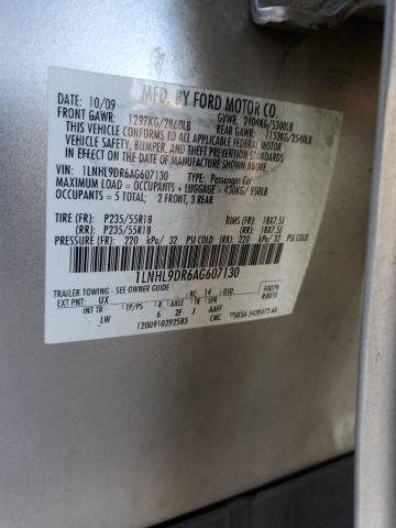 Photo 10 from auction – 2010 LINCOLN MKS with VIN 1LNHL9DR6AG607130