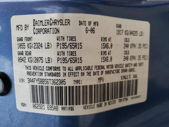 Photo 10 from auction – 2006 CHRYSLER PT CRUISER with VIN 3A4FY58B56T362305