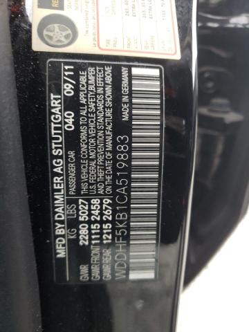 Photo 10 from auction – 2012 MERCEDES-BENZ E 350 with VIN WDDHF5KB1CA519883