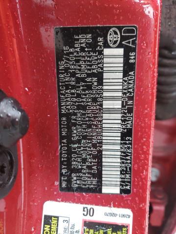 Photo 10 from auction – 2016 TOYOTA COROLLA L with VIN 2T1BURHE8GC718509