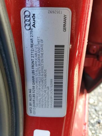 Photo 10 from auction – 2012 AUDI A6 PREMIUM with VIN WAUGGBFC0CN152999
