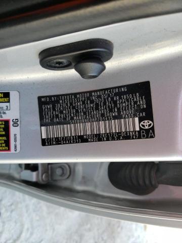 Photo 10 from auction – 2017 TOYOTA COROLLA L with VIN 5YFBURHE0HP701415