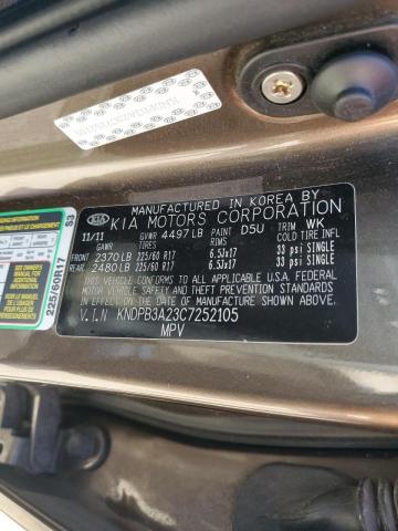 Photo 10 from auction – 2012 KIA SPORTAGE B with VIN KNDPB3A23C7252105