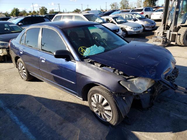 Photo 1 from auction – 2005 HONDA CIVIC LX with VIN 2HGES16585H602352