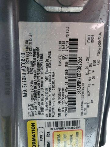 Photo 10 from auction – 2013 FORD FUSION SE with VIN 3FA6P0H7XDR382556