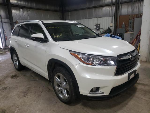 TOYOTA HIGHLANDER 2015 with VIN 5TDDKRFH3FS085628 - Photo from auction
