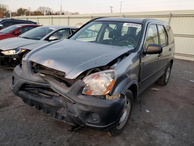 Photo 2 from auction – 2006 HONDA CR-V LX with VIN JHLRD78596C000822