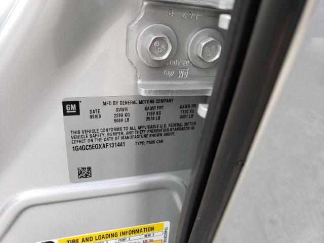 Photo 10 from auction – 2010 BUICK LACROSSE C with VIN 1G4GC5EGXAF131441