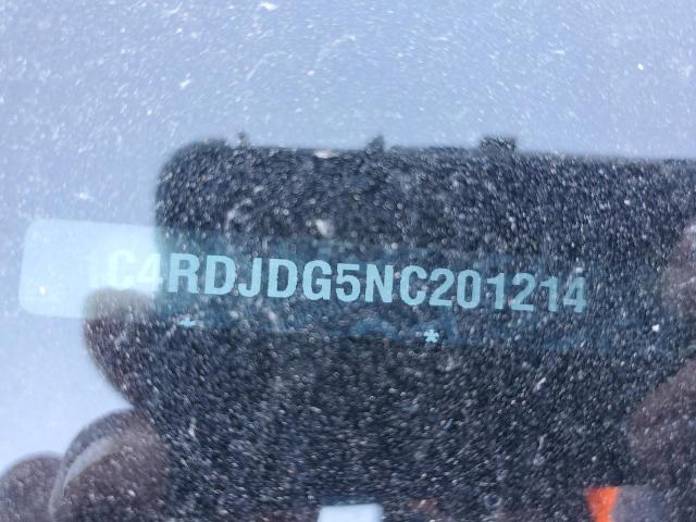 Photo 10 from auction – 2022 DODGE DURANGO GT with VIN 1C4RDJDG5NC201214