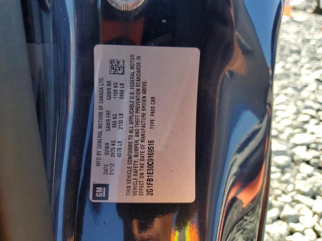 Photo 10 from auction – 2012 CHEVROLET CAMARO LT with VIN 2G1FB1E30C9169516