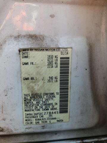 Photo 10 from auction – 2014 NISSAN ALTIMA 2.5 with VIN 1N4AL3AP5EC278445