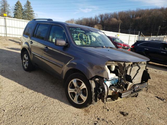 HONDA PILOT EX 2014 with VIN 5FNYF4H45EB025940 - Photo from auction
