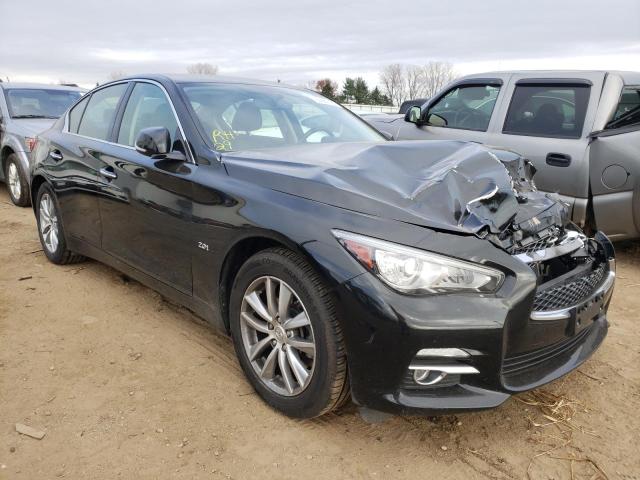 INFINITI Q50 BASE 2017 with VIN JN1CV7AR9HM682498 - Photo from auction