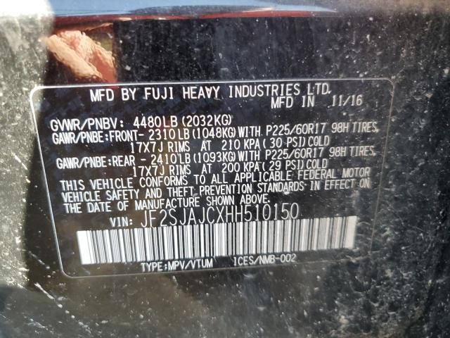 Photo 10 from auction – 2017 SUBARU FORESTER 2 with VIN JF2SJAJCXHH510150