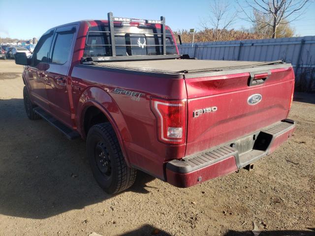 Photo 3 from auction – 2017 FORD F150 SUPER with VIN 1FTEW1EG6HFC72531