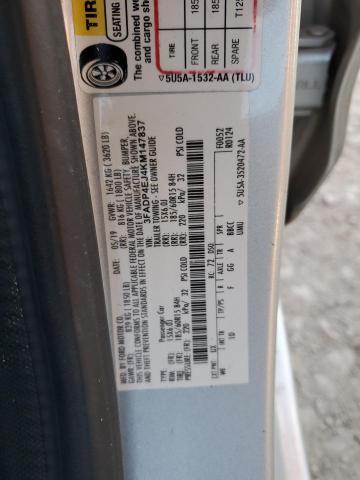 Photo 10 from auction – 2019 FORD FIESTA SE with VIN 3FADP4EJ4KM147837