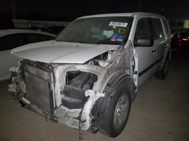Photo 2 from auction – 2010 HONDA PILOT LX with VIN 5FNYF3H27AB009547