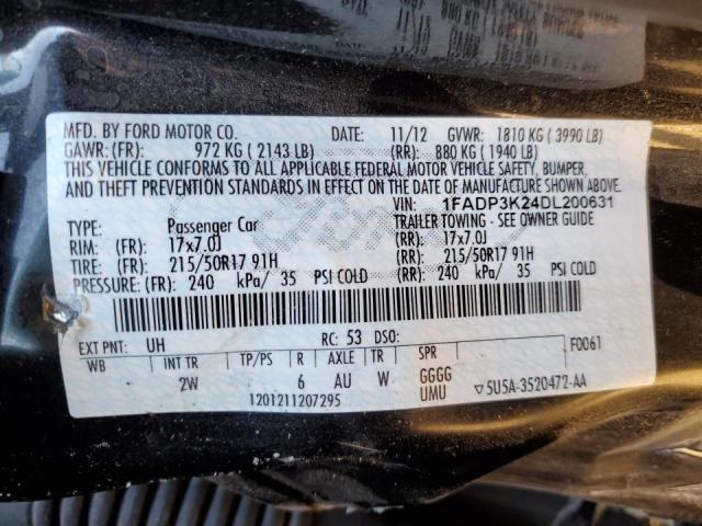 Photo 10 from auction – 2013 FORD FOCUS SE with VIN 1FADP3K24DL200631