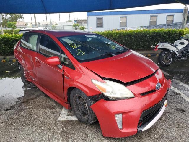 TOYOTA PRIUS 2013 with VIN JTDKN3DU6D1627049 - Photo from auction
