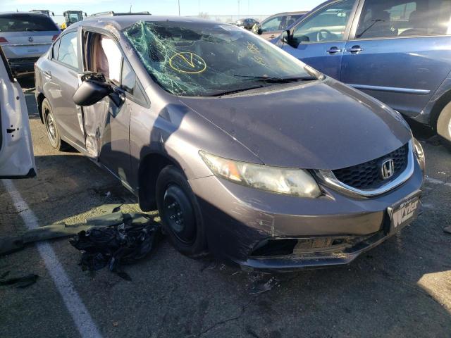 HONDA CIVIC LX 2014 with VIN 19XFB2F50EE012389 - Photo from auction