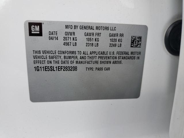 Photo 10 from auction – 2014 CHEVROLET MALIBU 2LT with VIN 1G11E5SL1EF283208