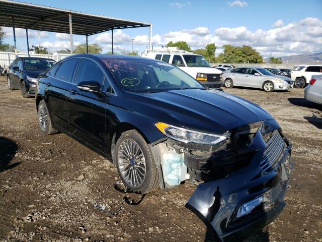 FORD FUSION TIT 2018 with VIN 3FA6P0D90JR187990 - Photo from auction