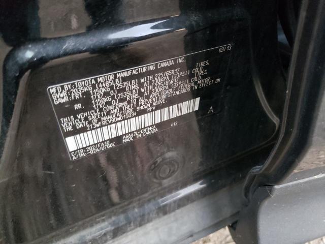 Photo 10 from auction – 2013 TOYOTA RAV4 XLE with VIN 2T3WFREV9DW015034