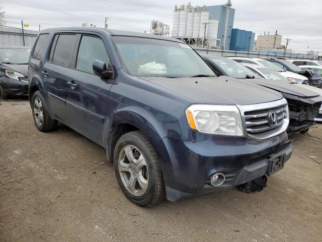 HONDA PILOT EXLN 2012 with VIN 5FNYF4H70CB056455 - Photo from auction