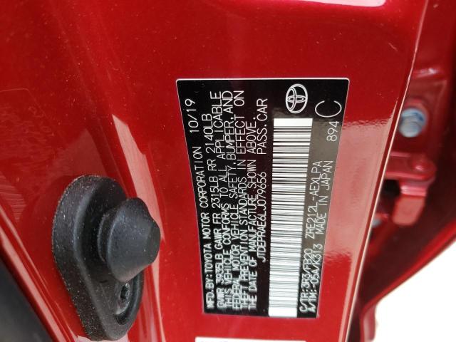 Photo 10 from auction – 2020 TOYOTA COROLLA LE with VIN JTDEPRAE6LJ079656