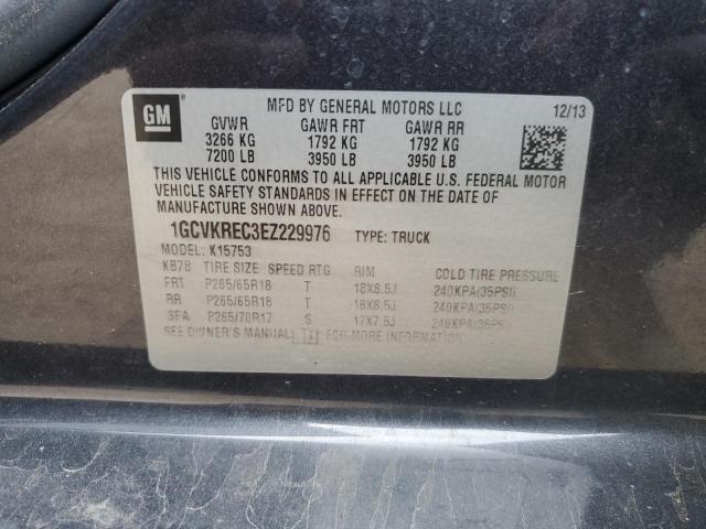 Photo 10 from auction – 2014 CHEVROLET SILVERADO with VIN 1GCVKREC3EZ229976