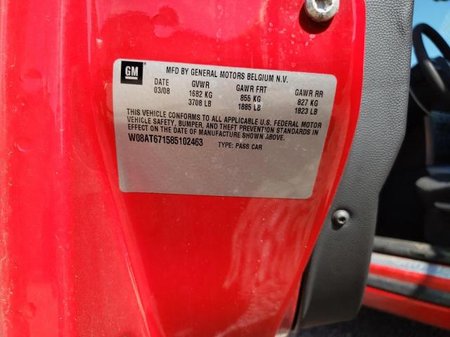 Photo 10 from auction – 2008 SATURN ASTRA XR with VIN W08AT671585102463