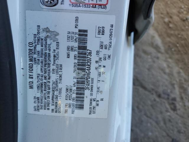 Photo 10 from auction – 2010 FORD FUSION SE with VIN 3FAHP0HG4AR207367