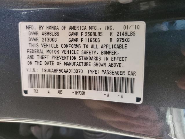 Photo 10 from auction – 2010 ACURA TL with VIN 19UUA8F50AA013070