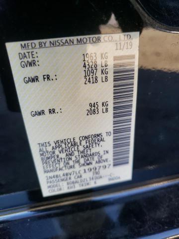 Photo 10 from auction – 2020 NISSAN ALTIMA S with VIN 1N4BL4BV7LC199797