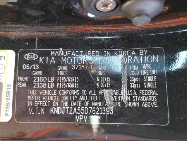 Photo 10 from auction – 2013 KIA SOUL with VIN KNDJT2A55D7621393