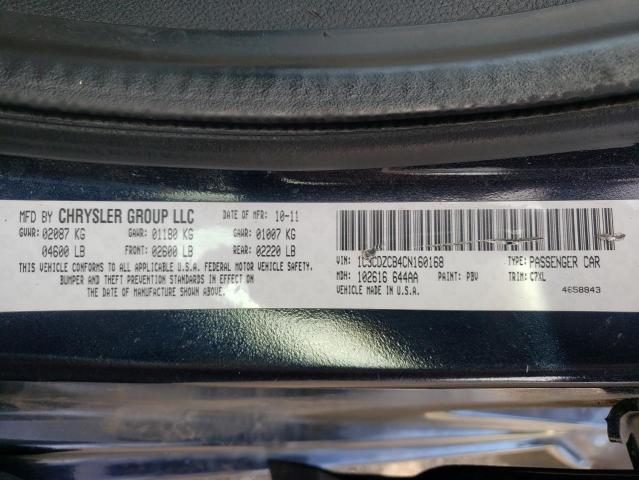 Photo 10 from auction – 2012 DODGE AVENGER SX with VIN 1C3CDZCB4CN160168
