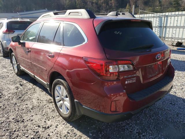 Photo 3 from auction – 2017 SUBARU OUTBACK 2. with VIN 4S4BSADC0H3383859