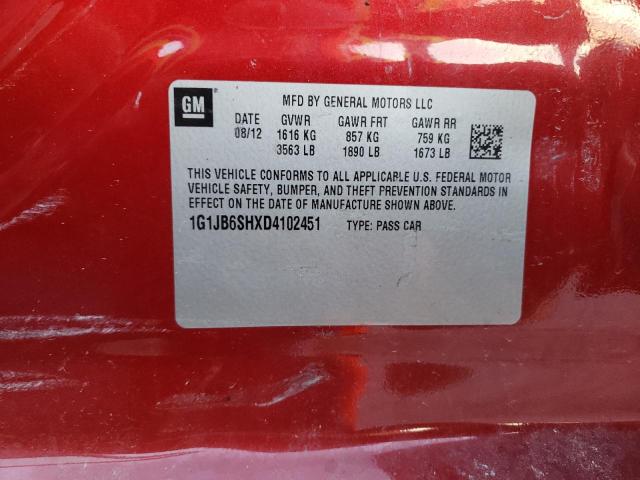 Photo 10 from auction – 2013 CHEVROLET SONIC LS with VIN 1G1JB6SHXD4102451