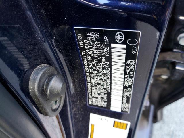 Photo 10 from auction – 2021 TOYOTA COROLLA LE with VIN JTDEAMDE3MJ012174
