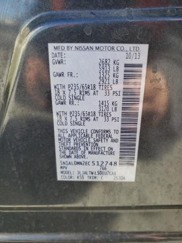 Photo 10 from auction – 2014 INFINITI QX60 with VIN 5N1AL0MN2EC512748