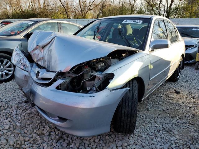 Photo 2 from auction – 2005 HONDA CIVIC EX with VIN 2HGES26885H542573