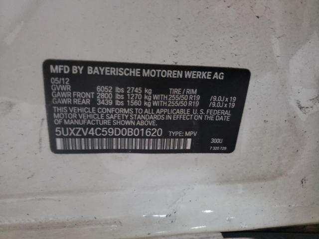 Photo 10 from auction – 2013 BMW X5 XDRIVE3 with VIN 5UXZV4C59D0B01620