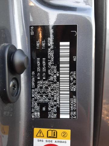 Photo 10 from auction – 2016 LEXUS NX 200T with VIN JTJBARBZ8G2073084
