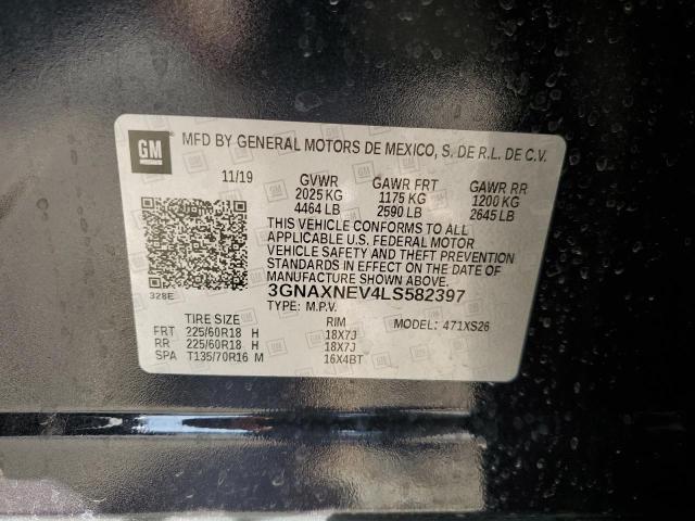 Photo 10 from auction – 2020 CHEVROLET EQUINOX PR with VIN 3GNAXNEV4LS582397