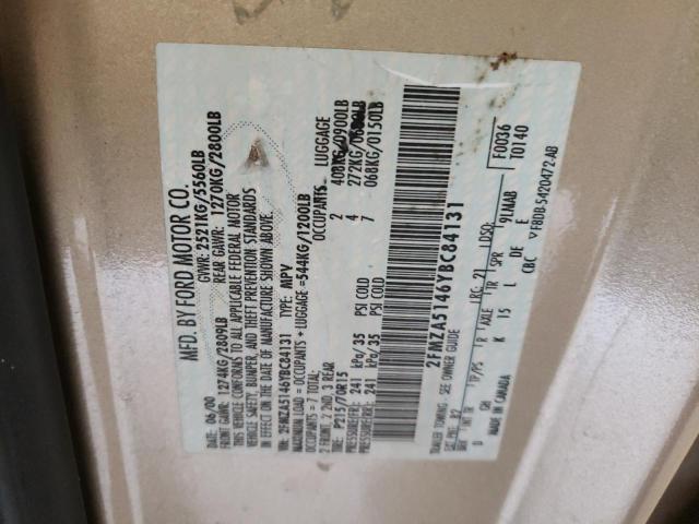 Photo 10 from auction – 2000 FORD WINDSTAR L with VIN 2FMZA5146YBC84131