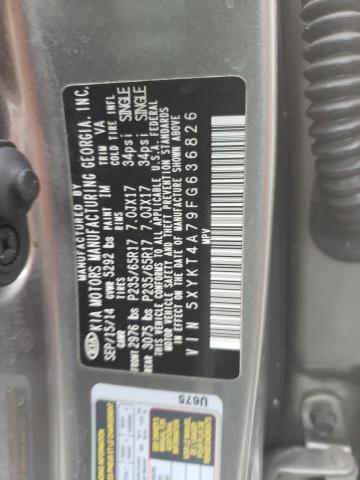 Photo 10 from auction – 2015 KIA SORENTO LX with VIN 5XYKT4A79FG636826