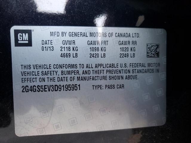 Photo 10 from auction – 2013 BUICK REGAL PREM with VIN 2G4GS5EV3D9195951